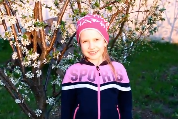 Відеоробота Софії Карась з гуртка "Радіотелеведучий" візьме участь у міському конкурсі