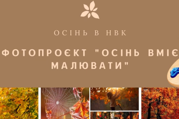 Фотопроєкт  «Осінь вміє малювати»
