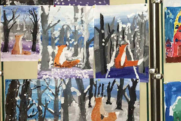 Святковоі листівки "Зимова феєрія"